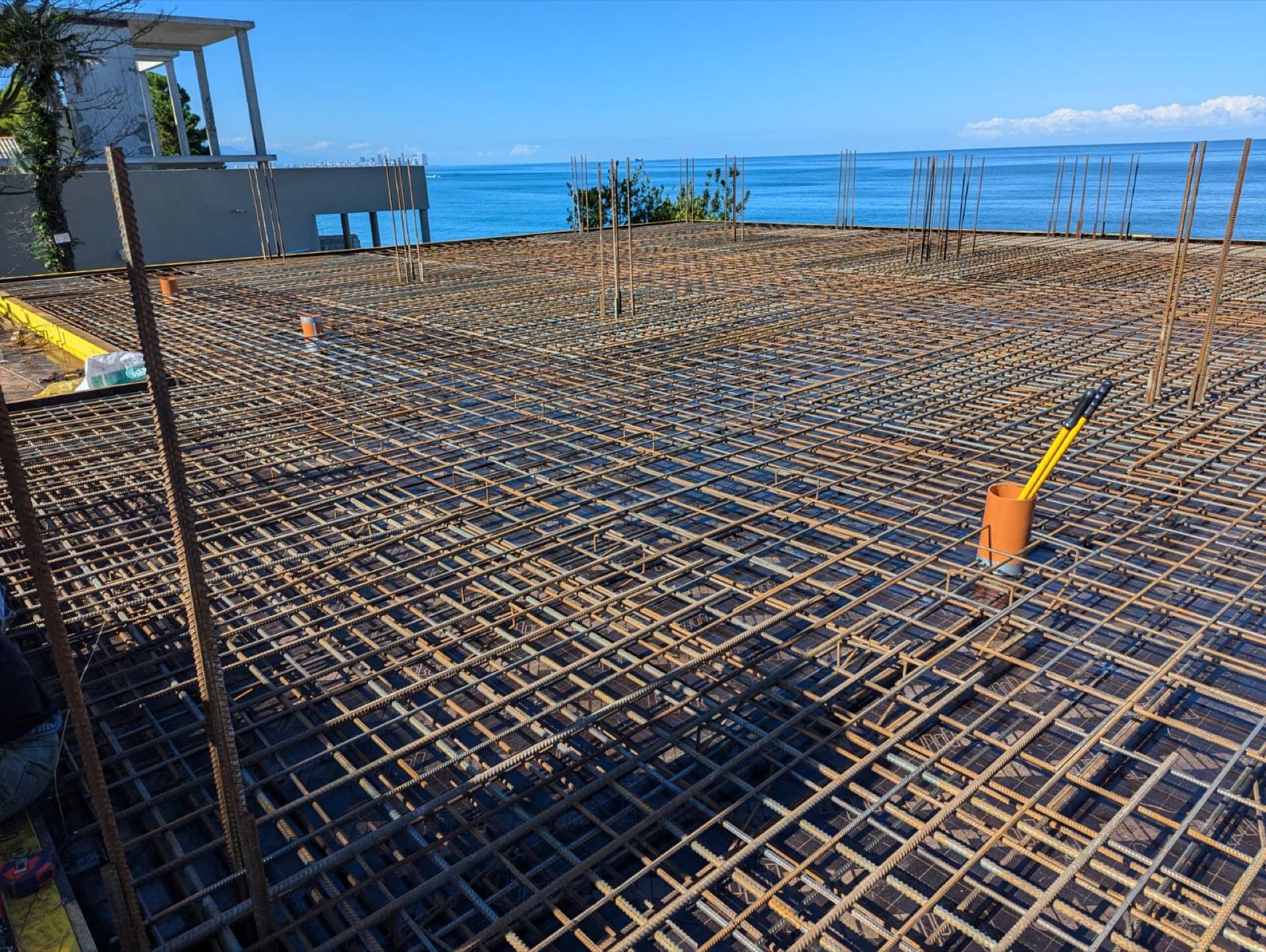 Construction of a seaside villa in Batumi
